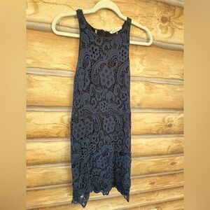 Rebecca Taylor Midnight Lace Dress